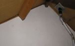 Dakisolatie: oude situatie.
